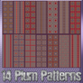 14 Plum Patterns