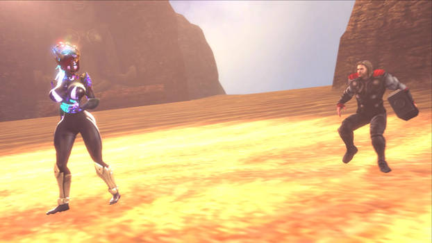 Mother vs Zelda and Thor