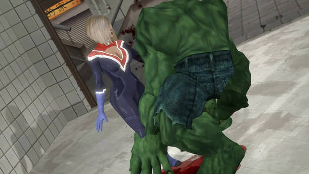 Power girl vs Hulk (old video)