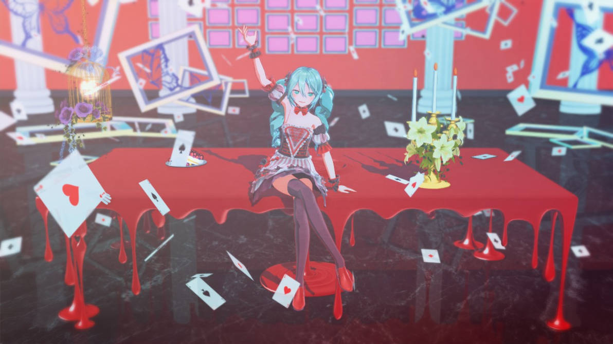 I am the ACE./YYB Chocolate berry cake Miku by NekomataY on DeviantArt