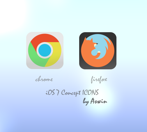 iOS 7 Concept Browser Icons