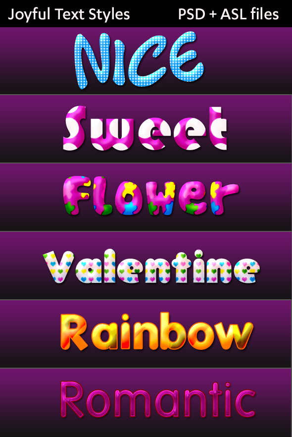 Joyful text styles by kimi1122 on DeviantArt
