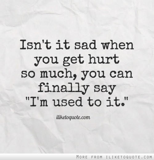 When you hurt i hurt