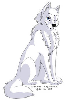Free Female Wolf Lineart