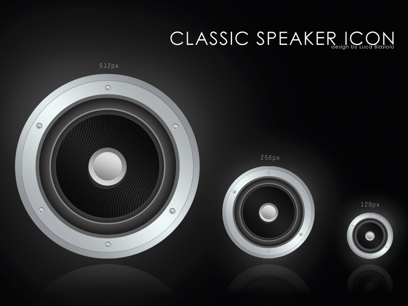 classic speaker icon