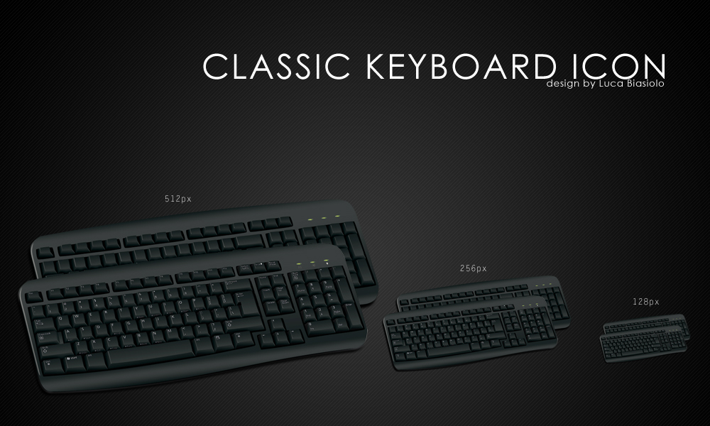 classic keyboard icon