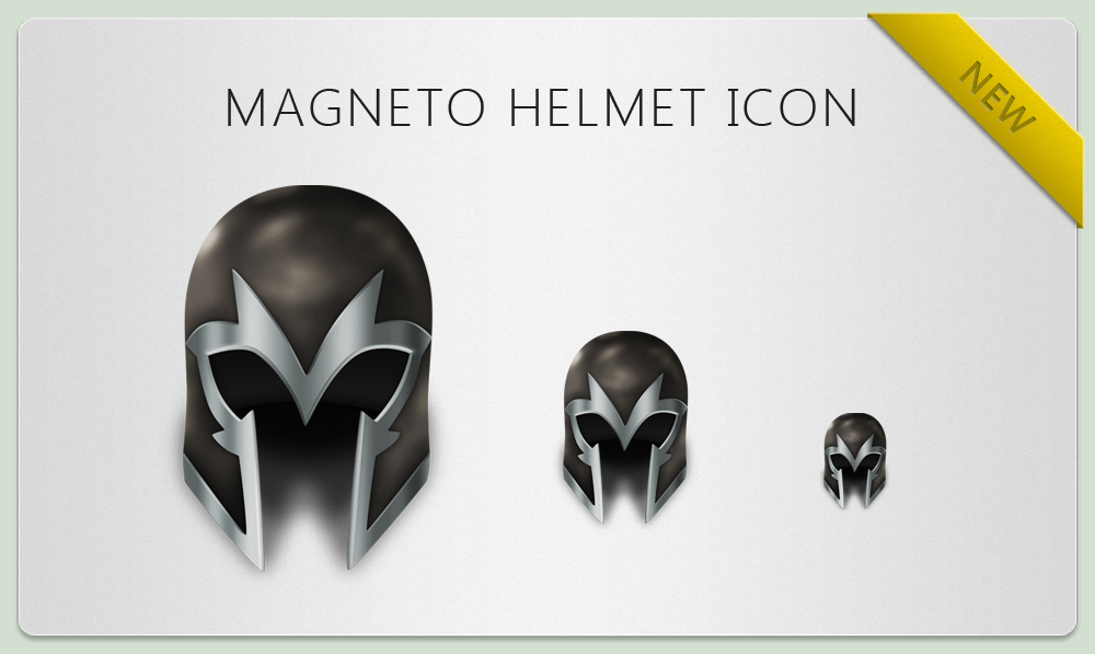 Magneto Helmet Icon by bisiobisio