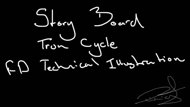 Story Board for Tron Cycle AM