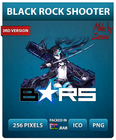 Black Rock Shooter Ver.3 - Anime Icon