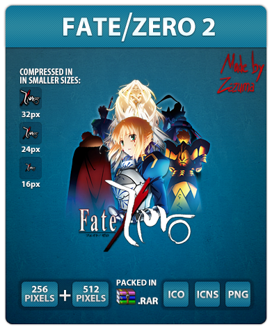 Wallpaper Fate Zero 2nd Season Anime Icon By Zazuma On Deviantart Free