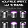 VOLATILE WASTE CONTAINERS