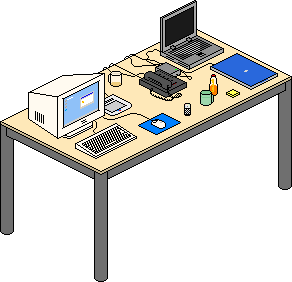My Desk - Pixel Art