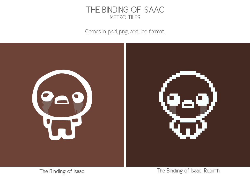 The Binding of Isaac Rebirth Metro Tiles by aimeesicons on DeviantArt