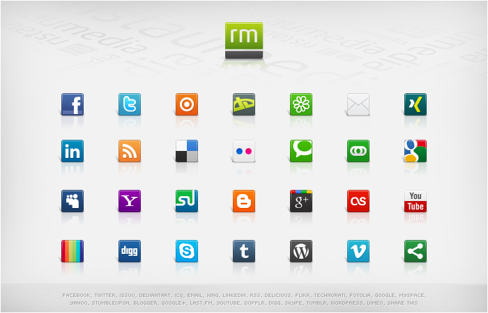 Social Media Icons - Volume 3