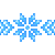 Divider Xmas snowflakes