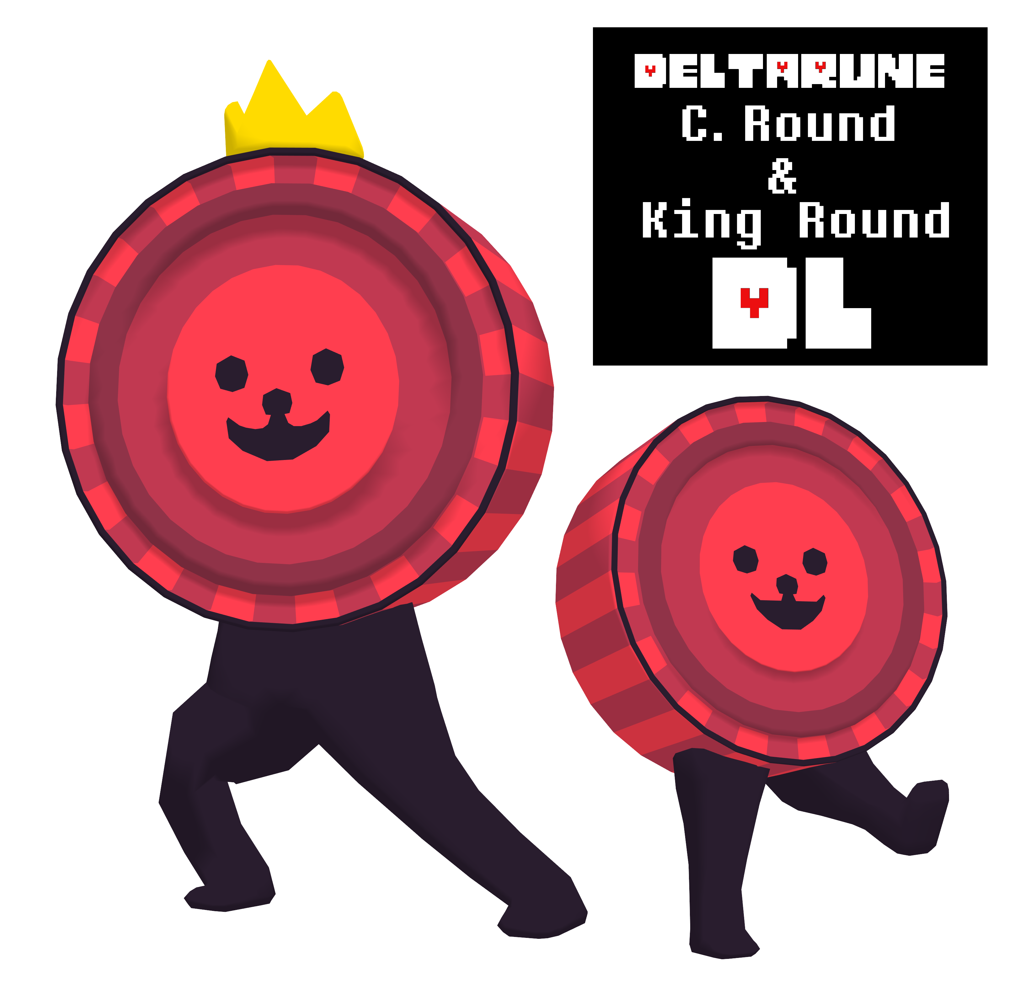 ~UT DR MMD: C. Round / King Round DL~ by The-Irish-Gal on DeviantArt
