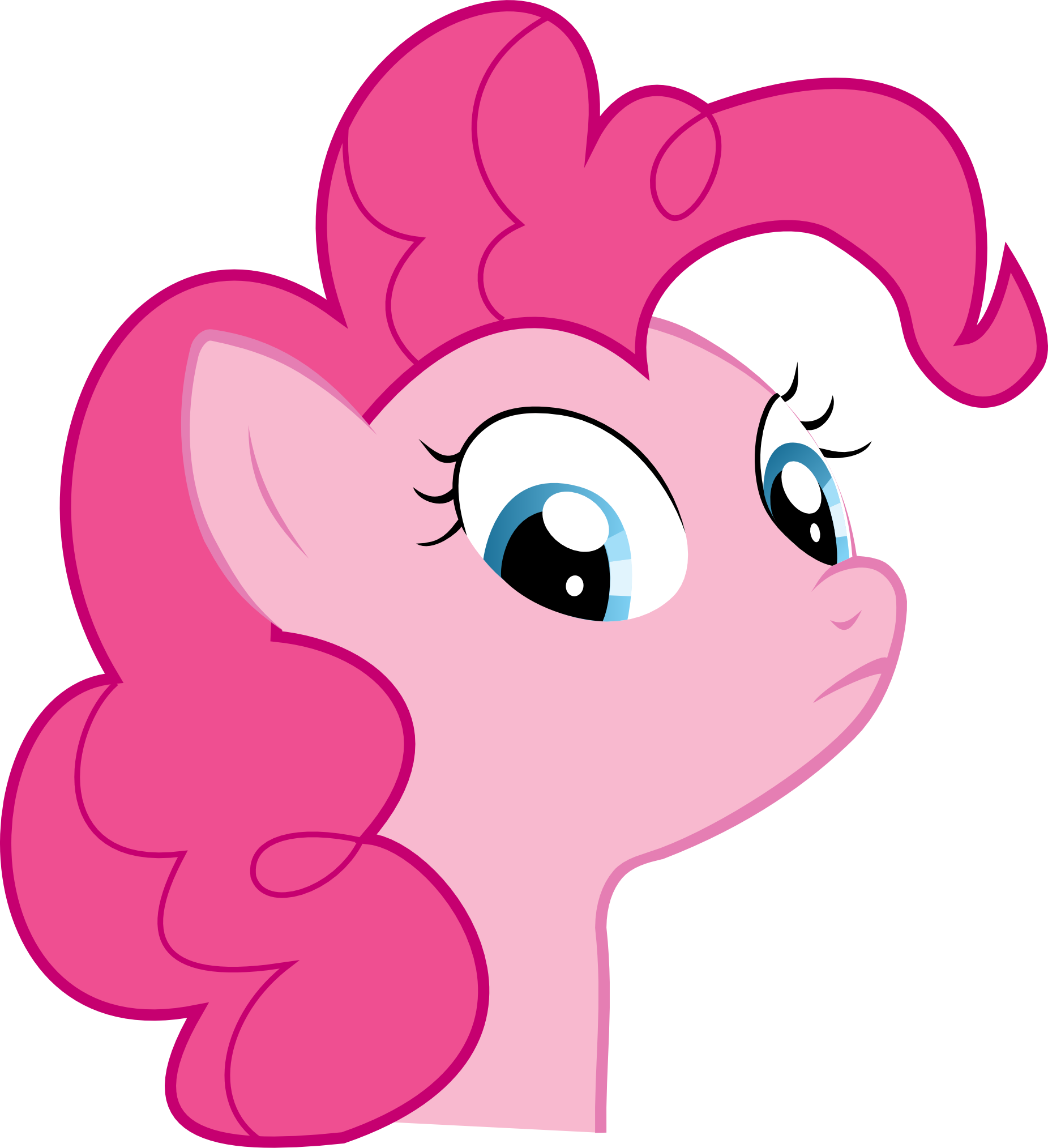 Pinkie Pie headshot Breaking the 4th Wall