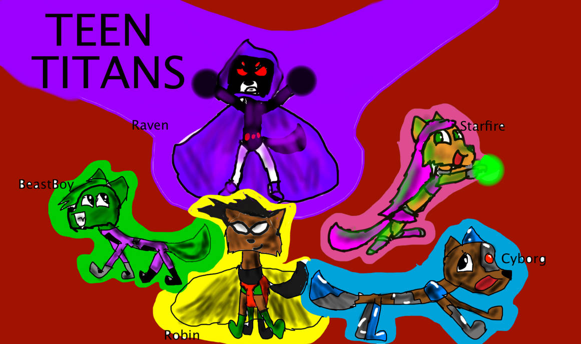Teen Titans by Teknowolf2358 on DeviantArt