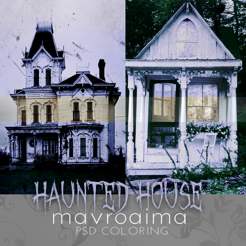 Haunted House PSD