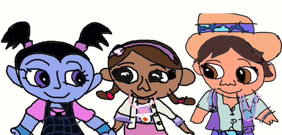 Vampirina, Doc McStuffins and Ridley Jones by agostinaisthebest on ...
