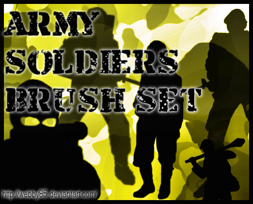 Army Soldiers Brush Set