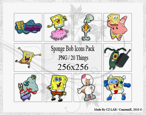 Sponge Bob Icons Pack