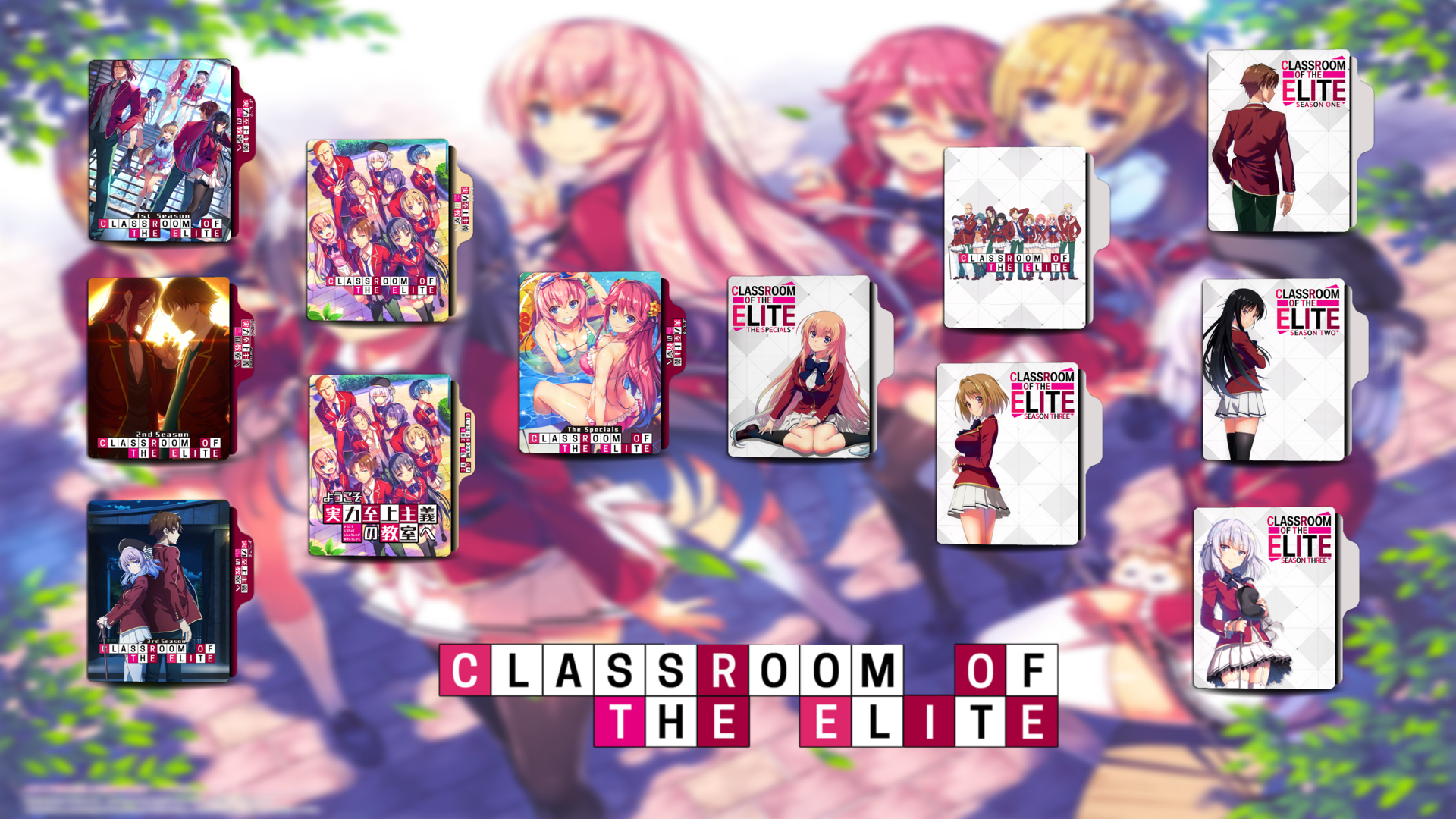 Classroom-of-the-elite Folder Icons by lefsjsf on DeviantArt