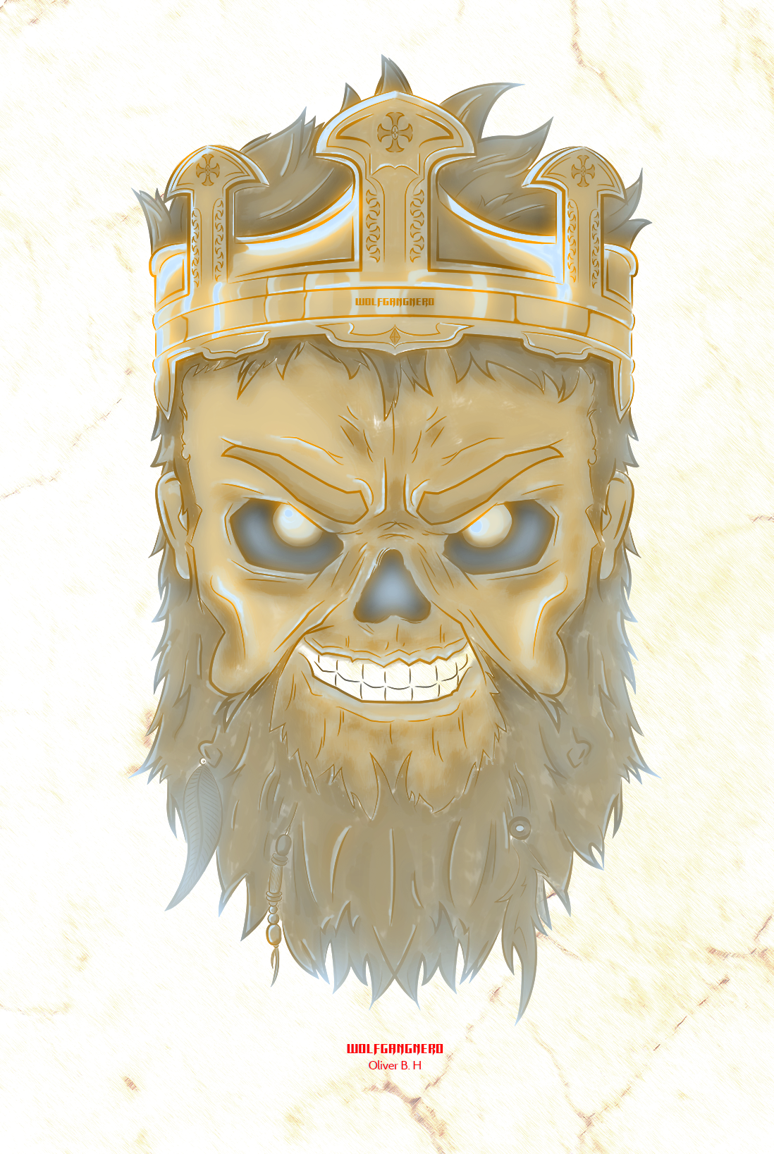 Skeleton King by Wolfgangnero on DeviantArt