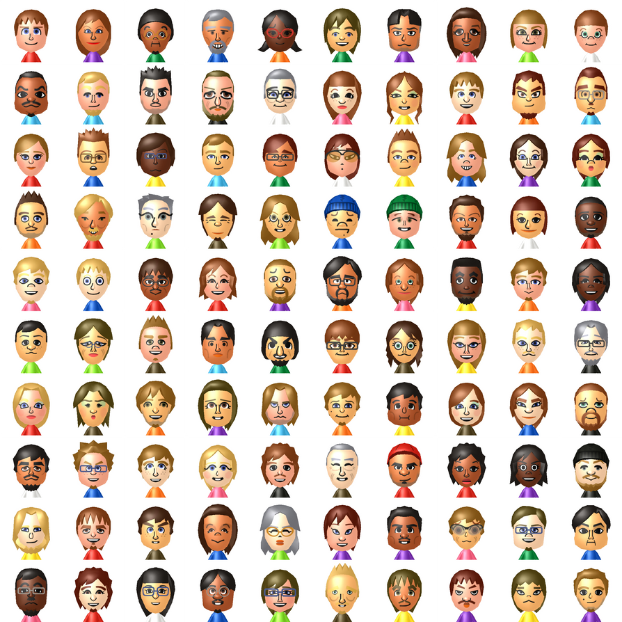 My Fanmade Wii CPU Miis (DOWNLOAD) by JackTheBlueCat2006 on DeviantArt