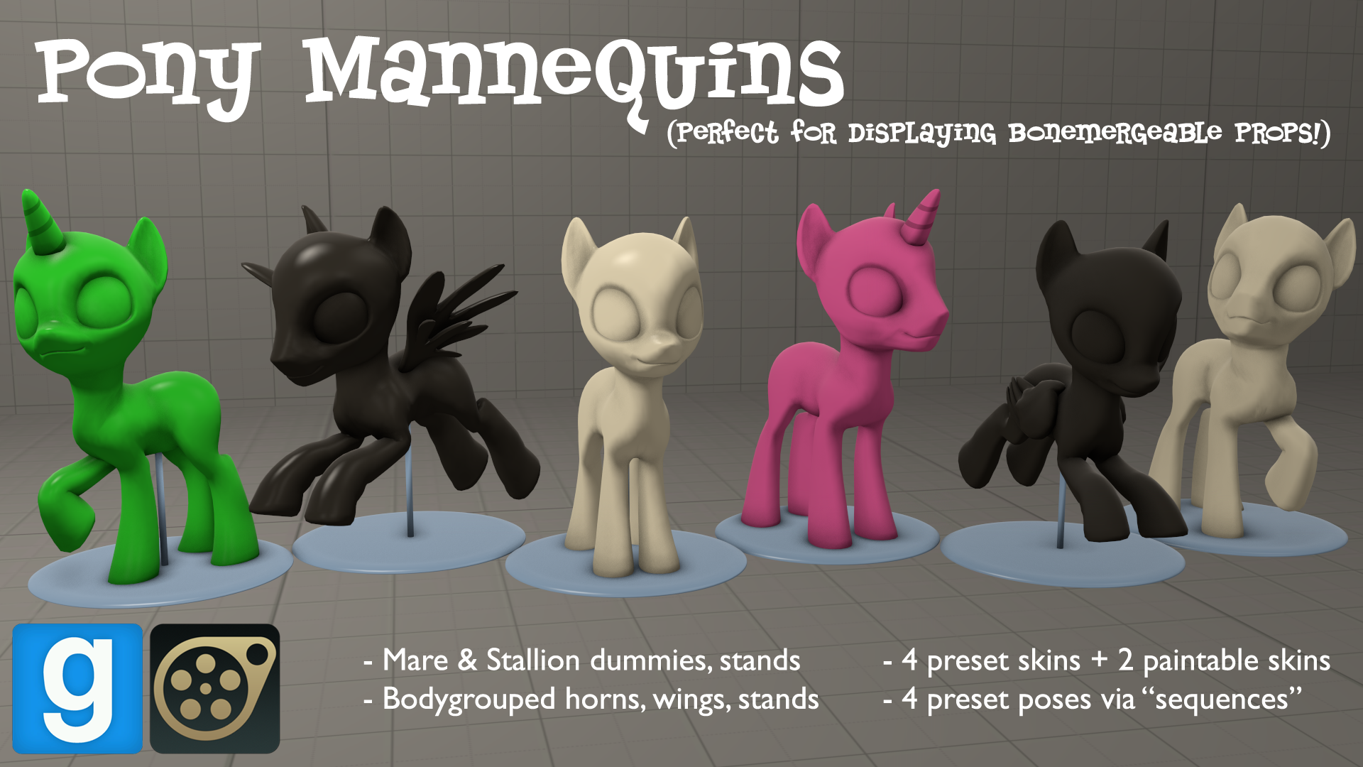 [DL] Pony Dummy/Mannequin