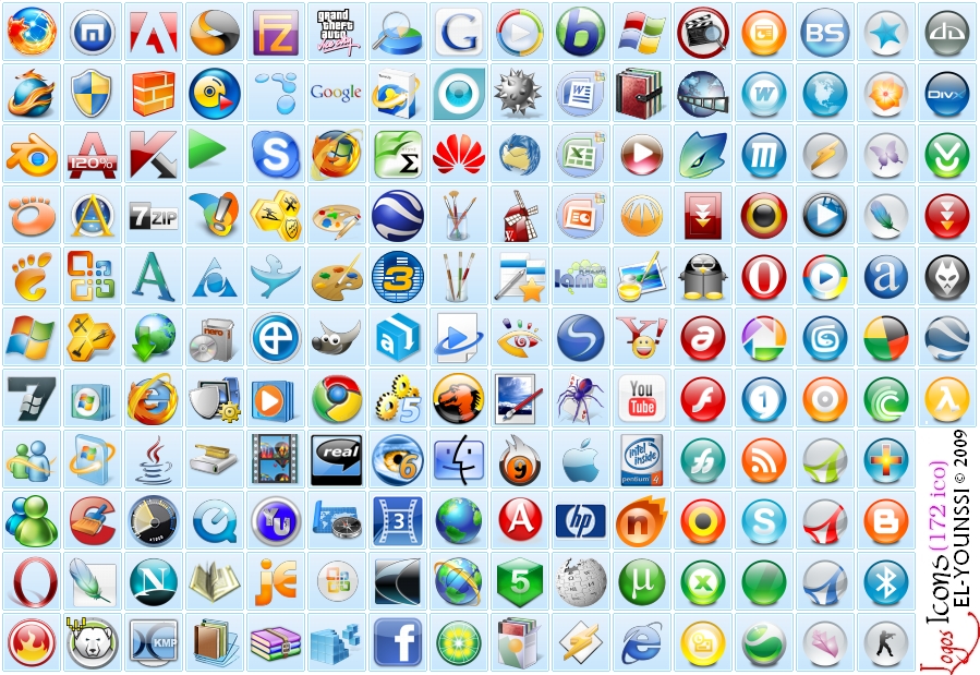 172 Logos Icons in dll File by save3c on DeviantArt