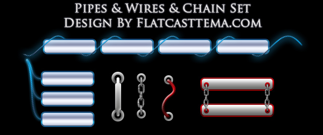 Pipes wire  Kablo Buttons Tema