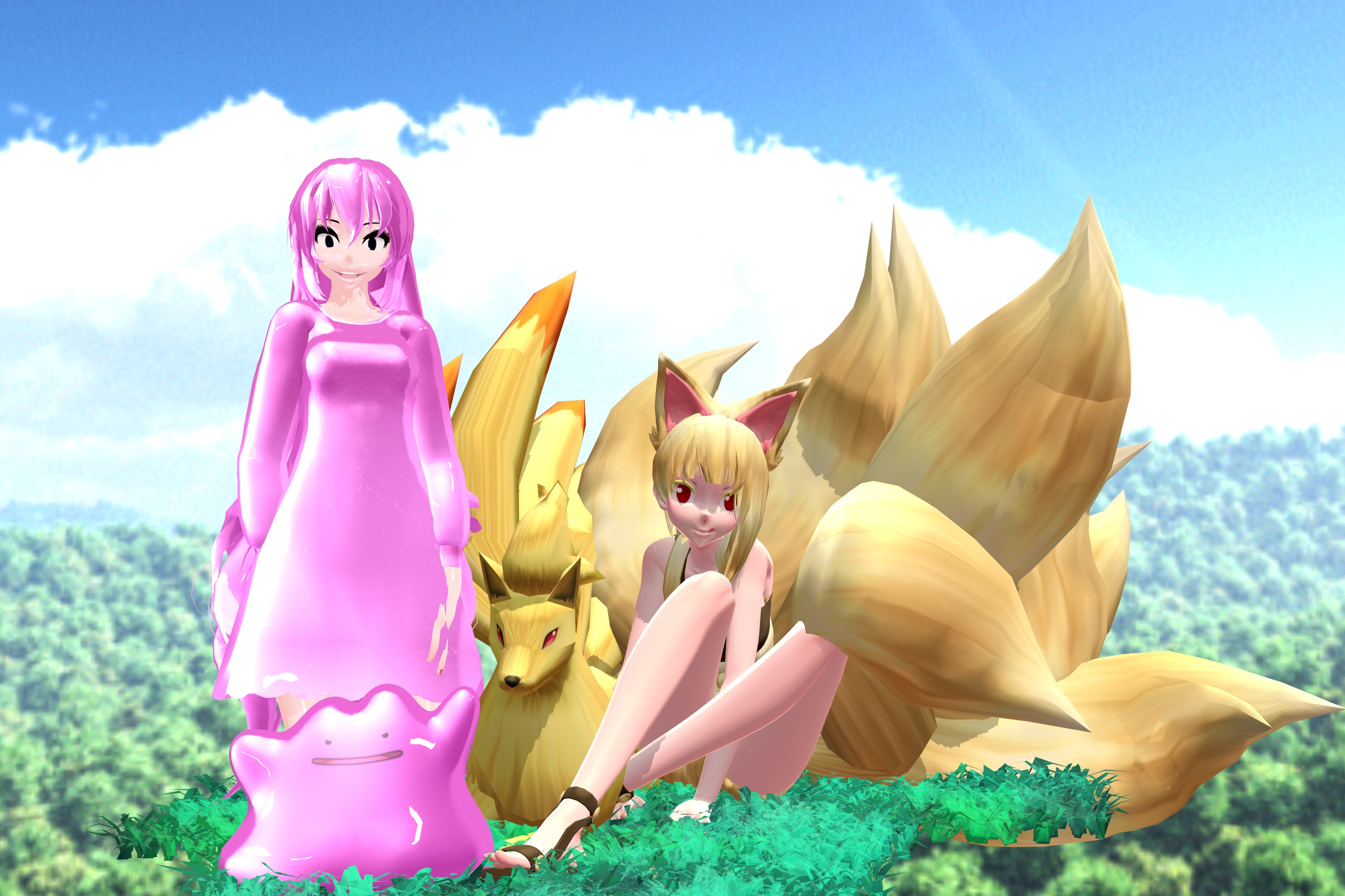[MMD] Pokemon Collab Models +Dl by misstygerda on DeviantArt