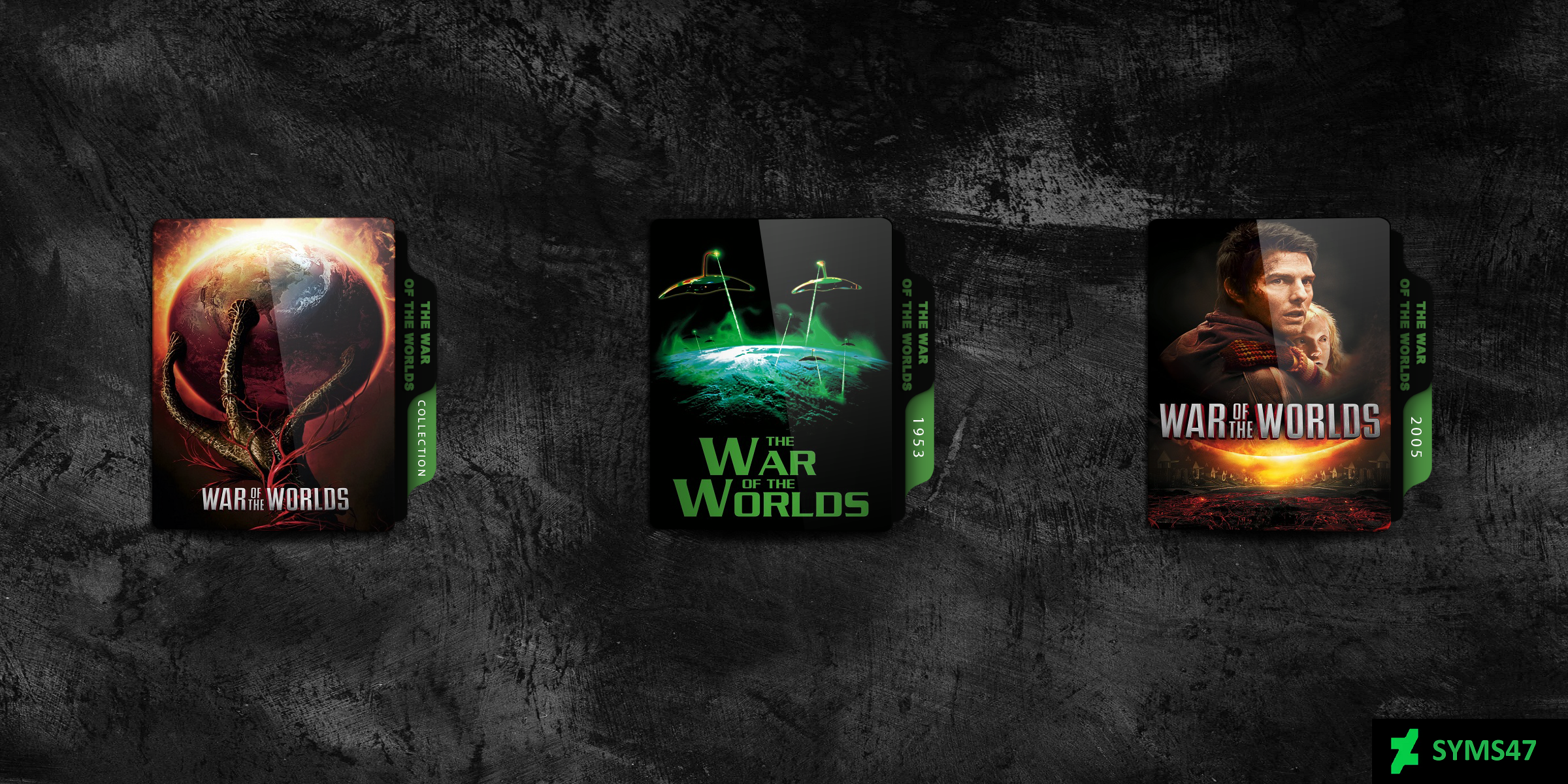 The War of the Worlds Movie Collection Folder Icon by syms47 on DeviantArt