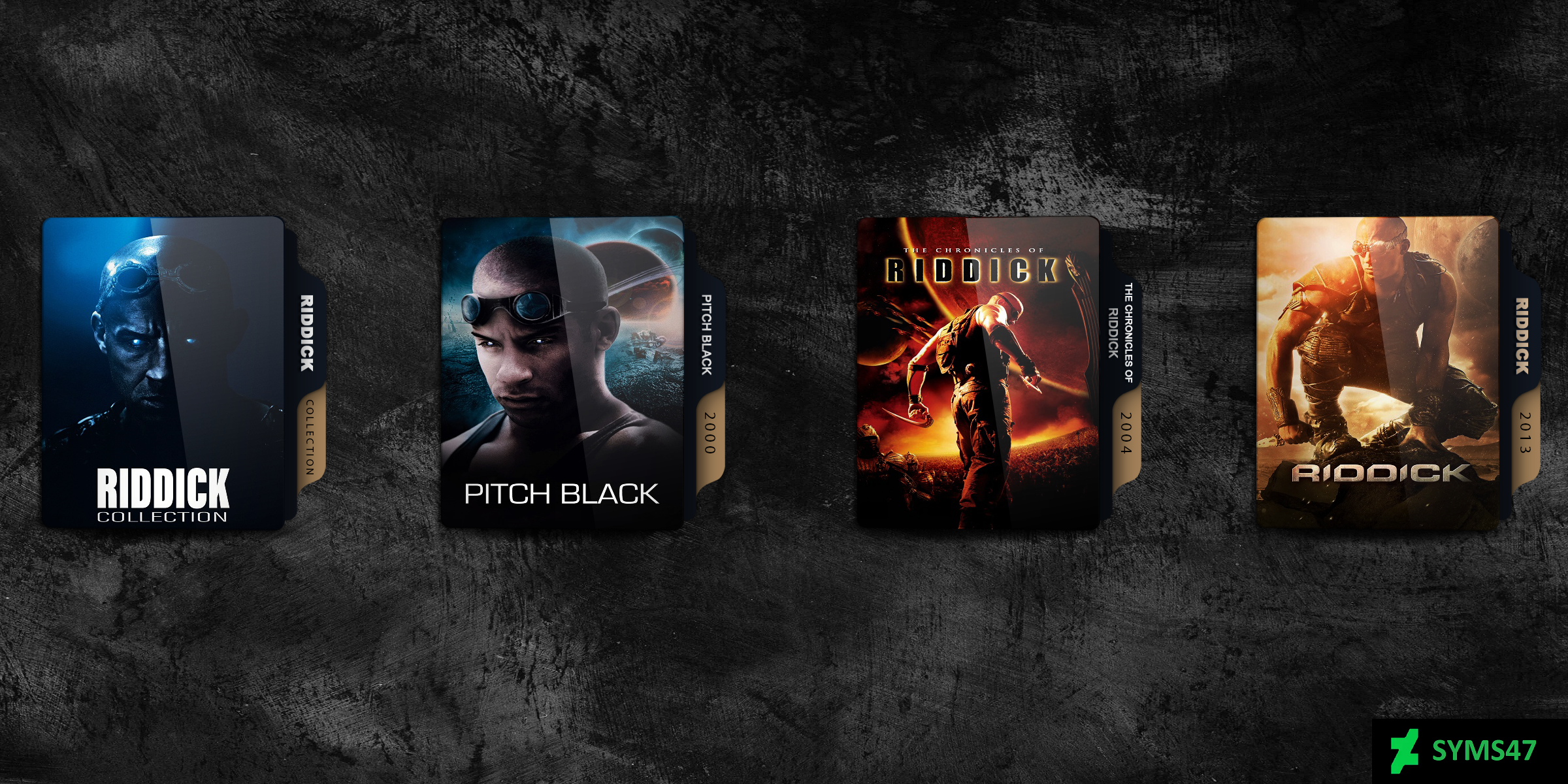 Riddick Movie Collection Folder Icon Pack by syms47 on DeviantArt