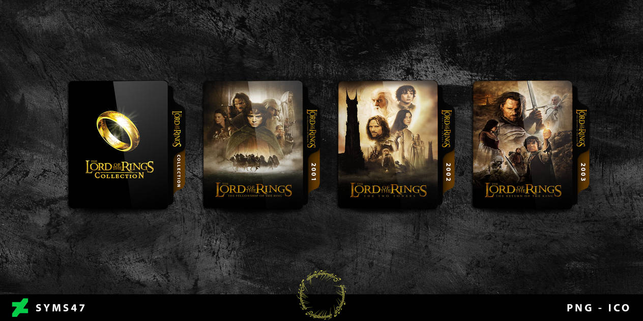 The Lord of the Rings Movies Collection Icon Pack by syms47 on DeviantArt