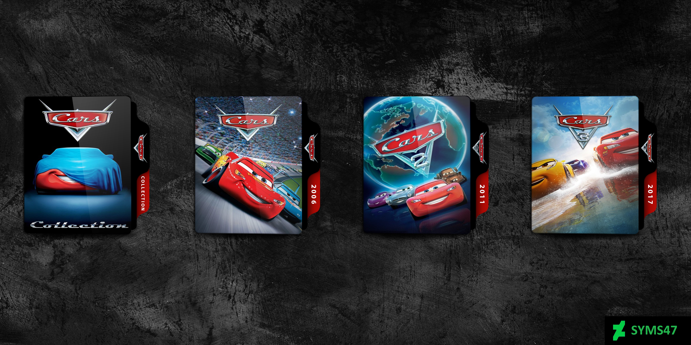 Cars Movie Collection Folder Icon Pack by syms47 on DeviantArt