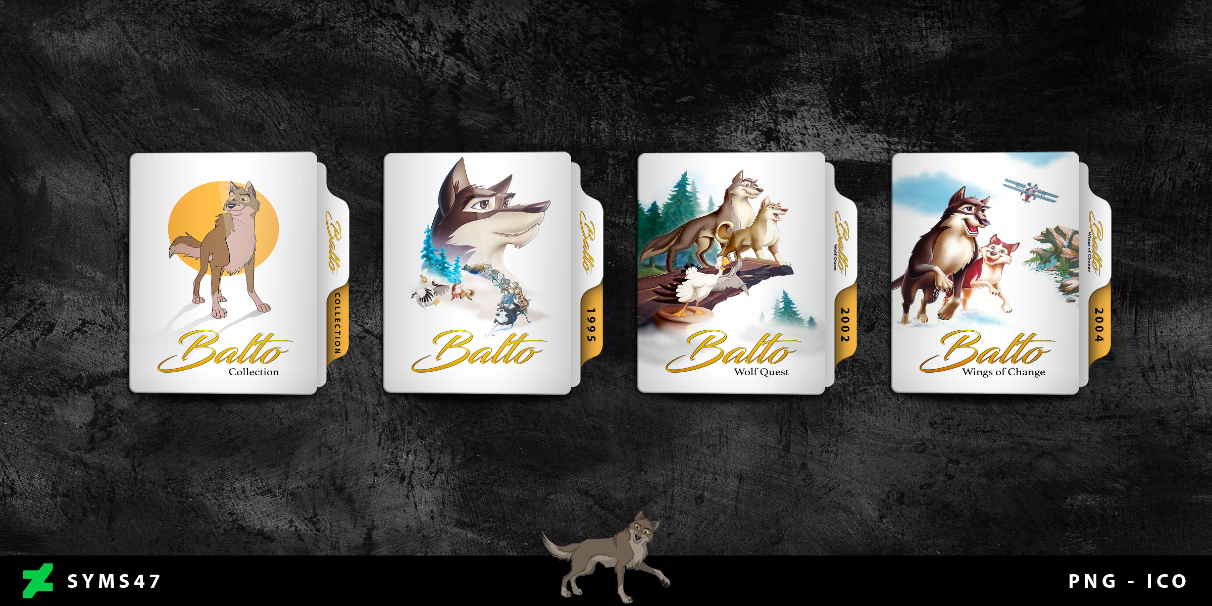 Balto Movies Collection Folder Icon Pack by syms47 on DeviantArt