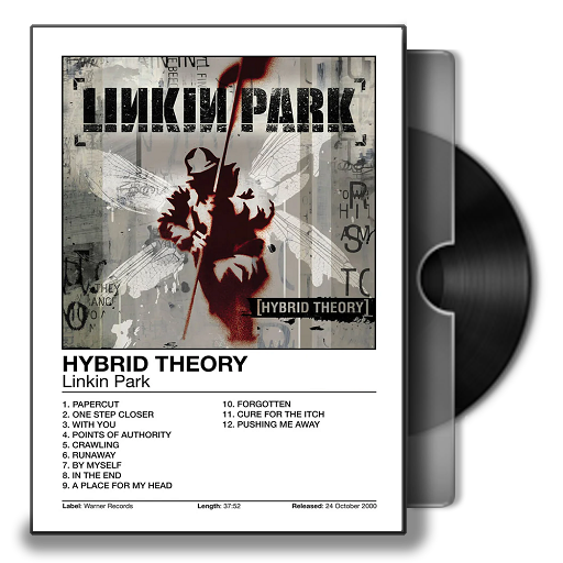 Linkin Park Hybrid Theory Album Advance PROMO w/ Artwork