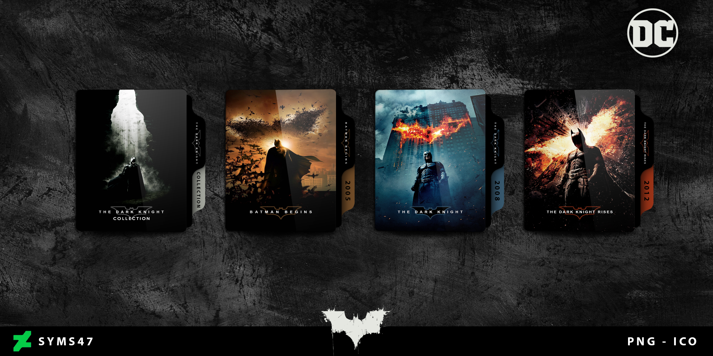 Batman The Dark Knight Movies Collection Pack by syms47 on DeviantArt