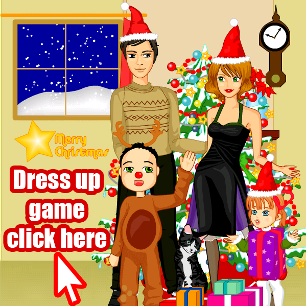 Christmas dress up game