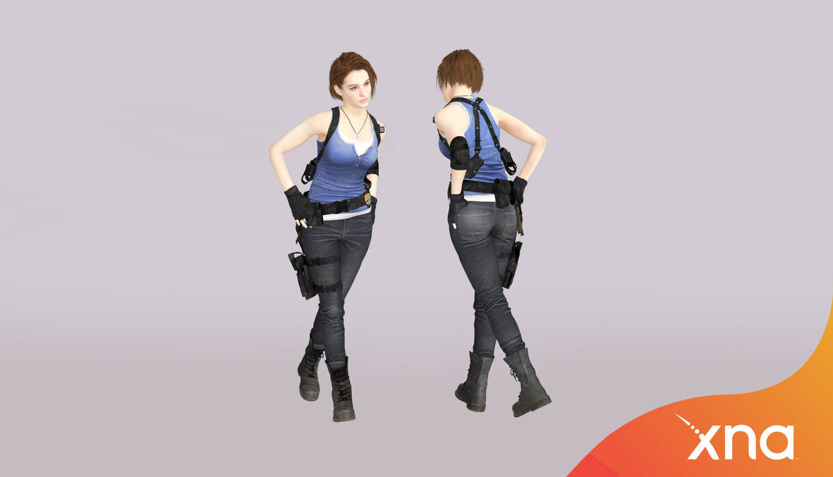 Resident Evil 3: Remake Jill Valentine XPS Model by deemonHunter360 on  DeviantArt