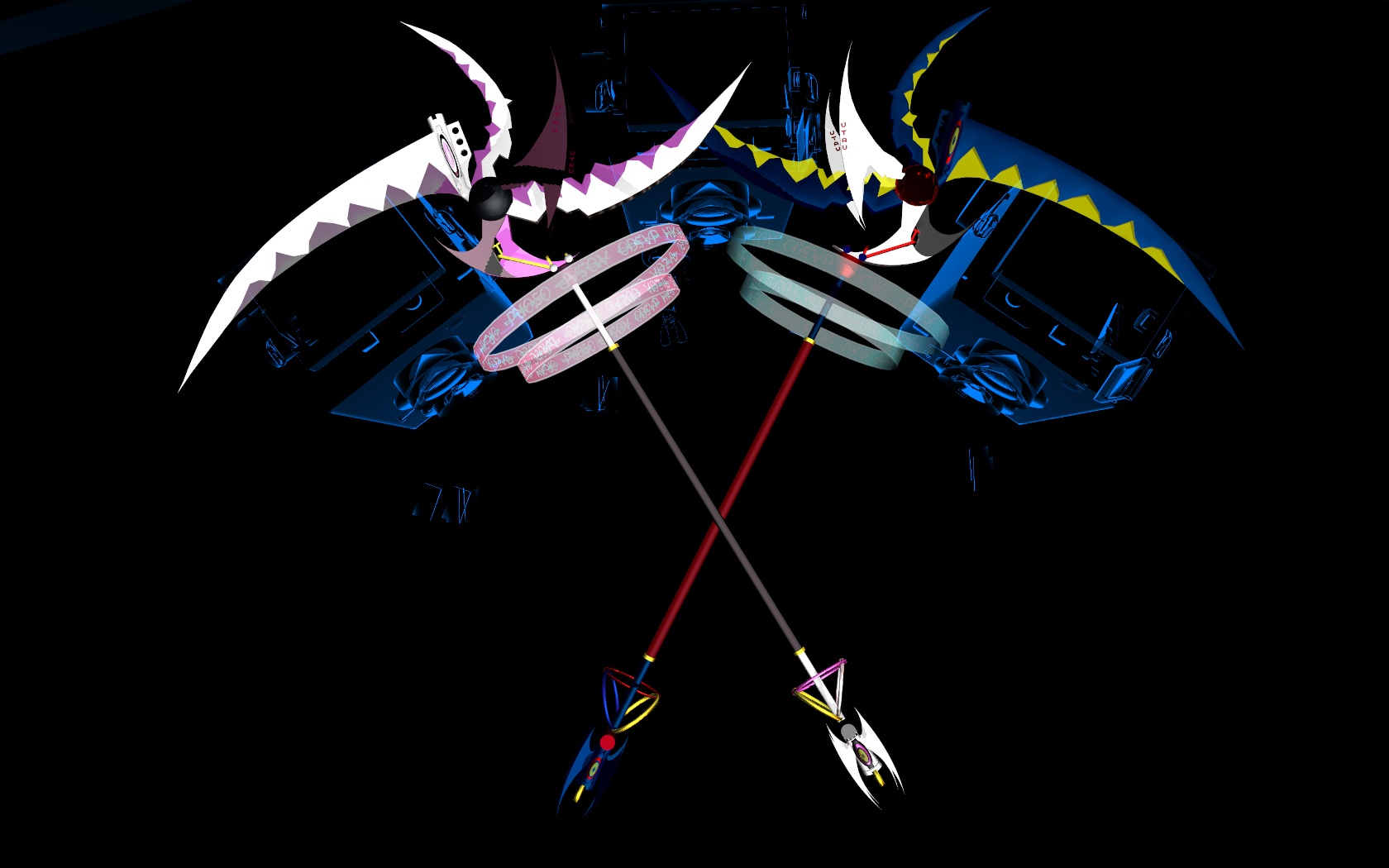 MMD Braid Tassel Maka Scythe X