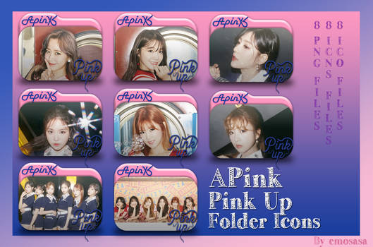 APink 'Pink Up' Folder Icons