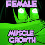 Vivian going green! (female muscle growth)