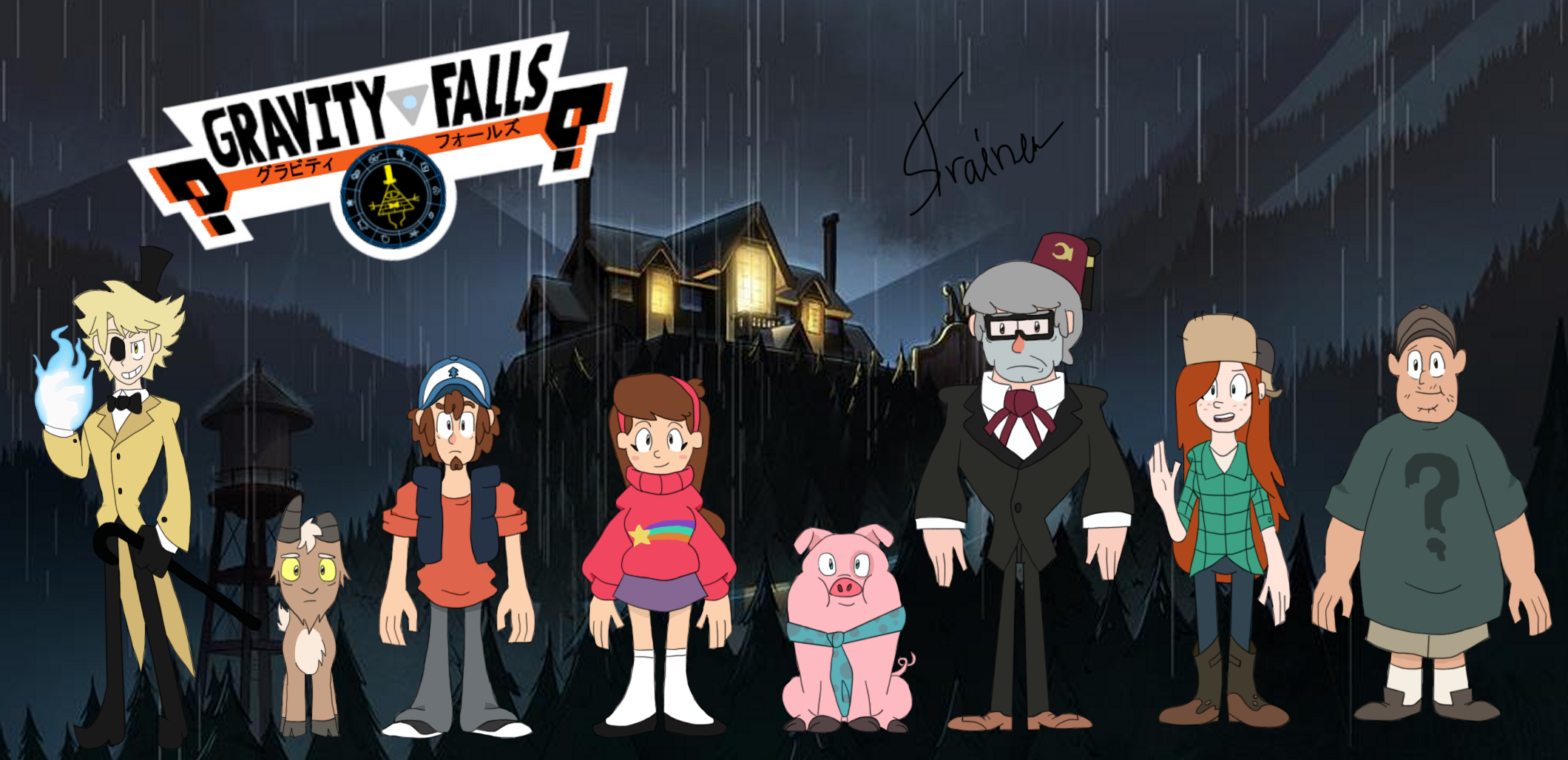 Gravity Falls in Mystery Skulls normal color