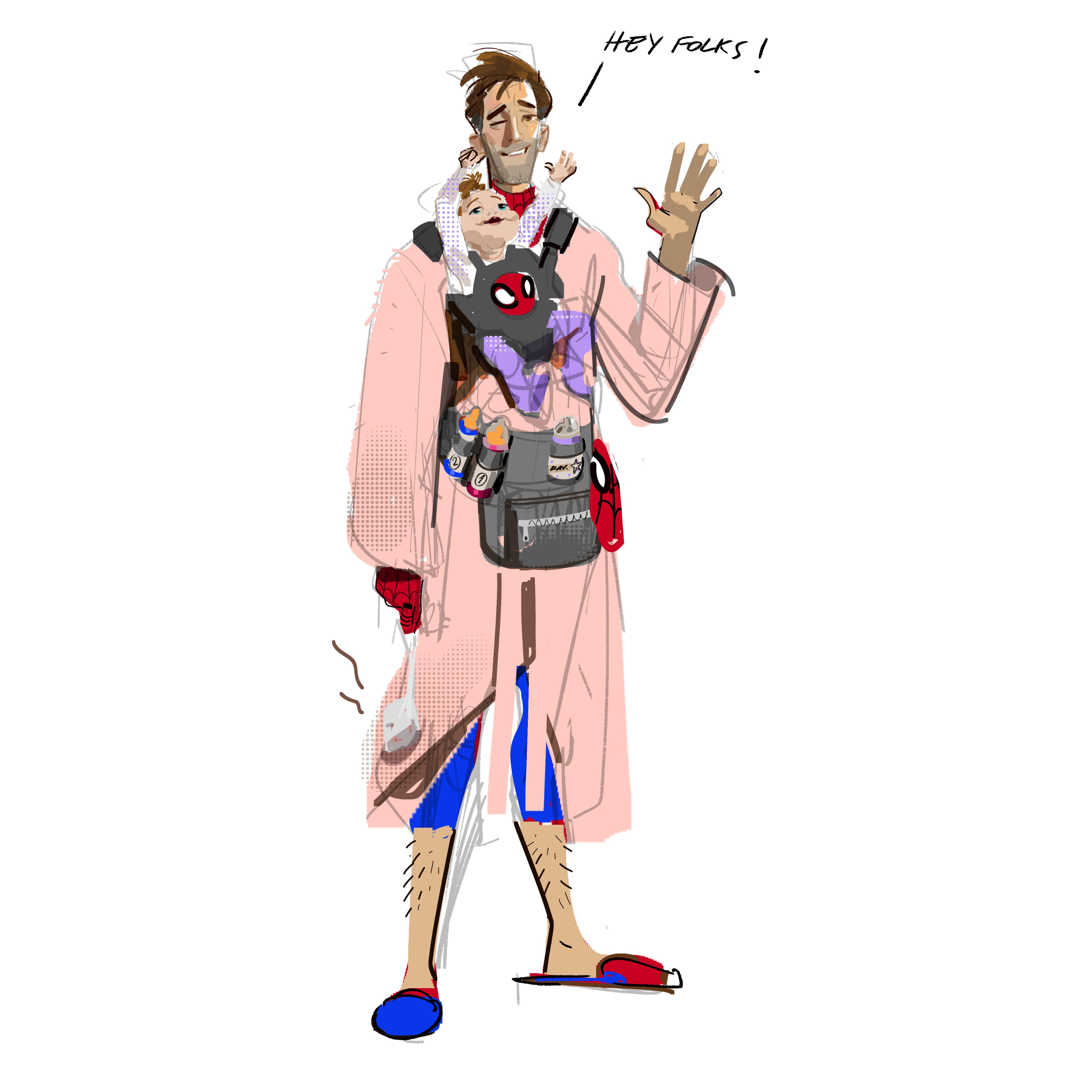 peter b parker concept art by TheBatmanfromarkham on DeviantArt