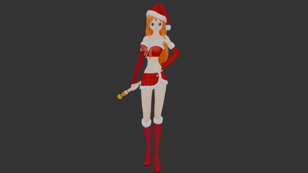 Nami Christmas FBX One Piece Burning Will by Strifffe on DeviantArt