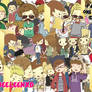 Pack PNG Caricaturas De One Direction:3