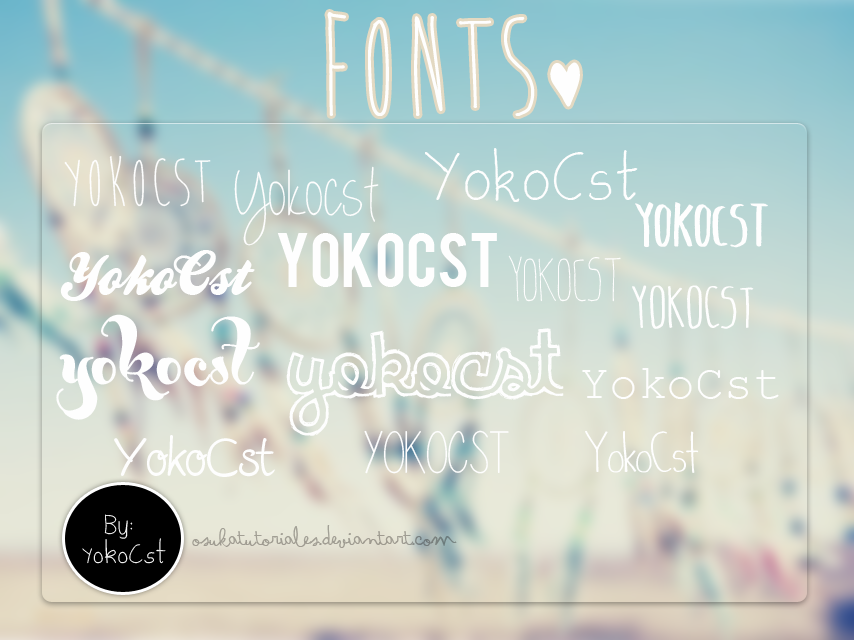 -Fonts